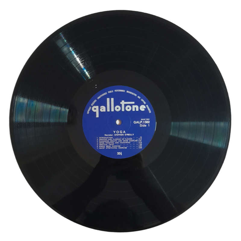 1966 José Ainge - Yoga, Health`s Half Hour - Vinyl, 7`, 33 RPM - Other - Very Good Plus - With Damag