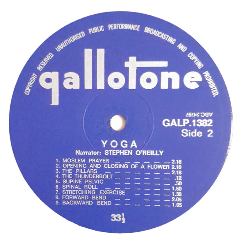 1966 José Ainge - Yoga, Health`s Half Hour - Vinyl, 7`, 33 RPM - Other - Very Good Plus - With Damag
