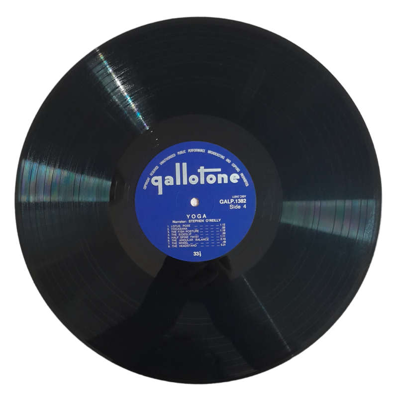 1966 José Ainge - Yoga, Health`s Half Hour - Vinyl, 7`, 33 RPM - Other - Very Good Plus - With Damag