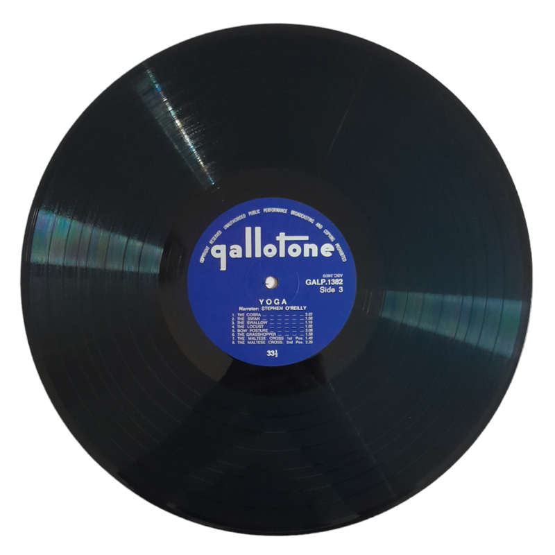 1966 José Ainge - Yoga, Health`s Half Hour - Vinyl, 7`, 33 RPM - Other - Very Good Plus - With Damag
