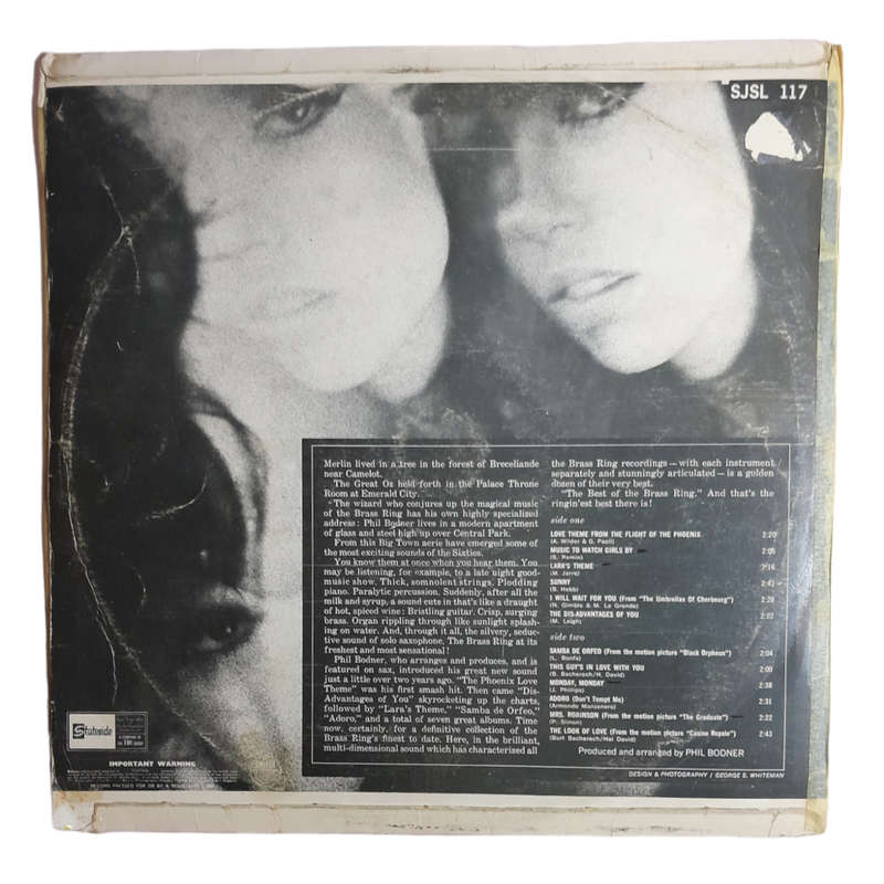 1969 The Brass Ring Featuring Phil Bodner - The Best Of The Brass Ring - Vinyl, 7`, 33 RPM - Jazz -