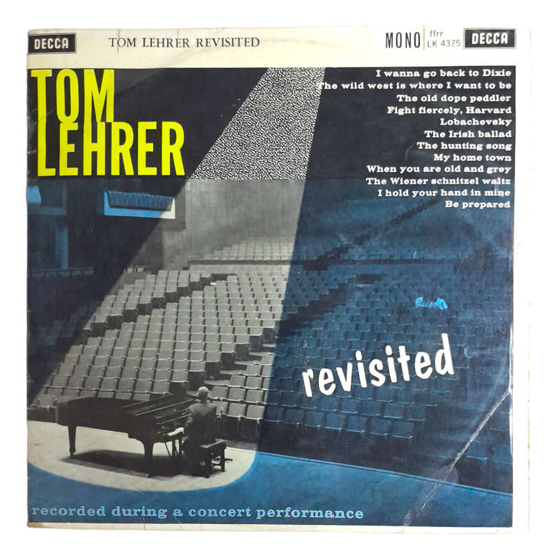 1960 Tom Lehrer  Tom Lehrer Revisited - Vinyl, 7`, 33 RPM - Folk - Very good Plus - With Cover.