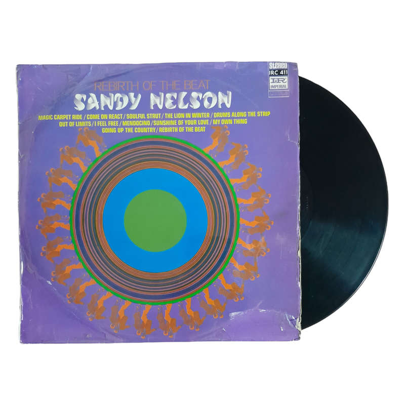 1969 Sandy Nelson  Rebirth Of The Beat - Vinyl, 7`, 33 RPM - Rock - Very Good - With Cover