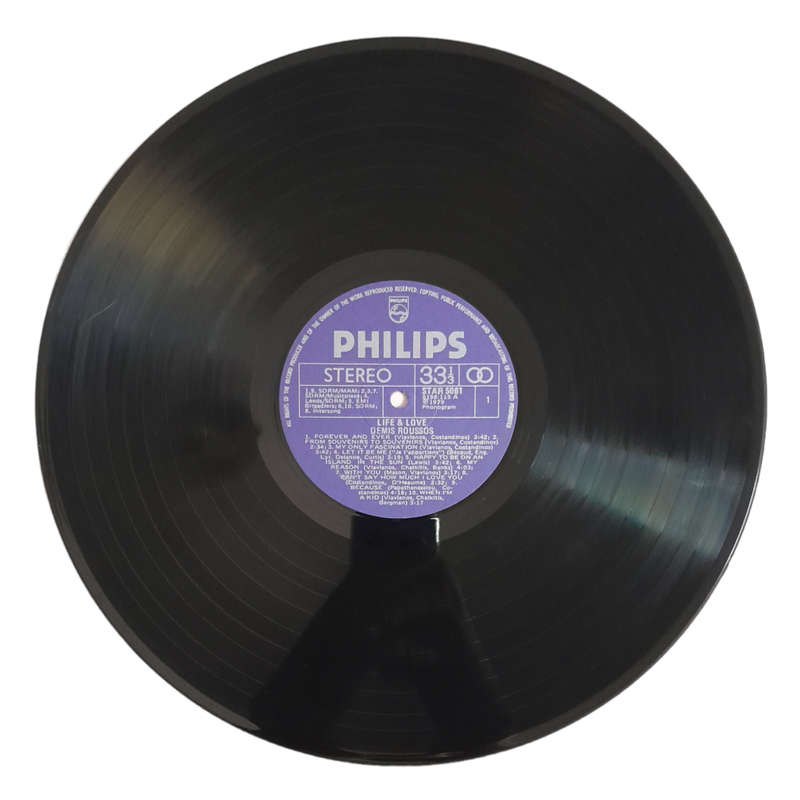 1978 Demis Roussos  Life & Love - Vinyl, 7`, 33 RPM - Pop - Very Good - With Cover