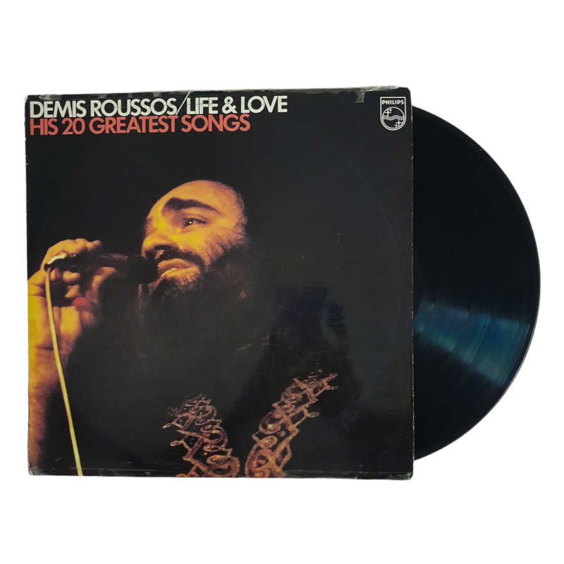 1978 Demis Roussos  Life & Love - Vinyl, 7`, 33 RPM - Pop - Very Good - With Cover