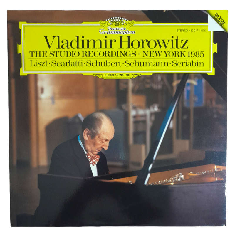 1986 Vladimir Horowitz  The Studio Recordings - New York 1985: Liszt, Scarlatti, Schubert, Schumann
