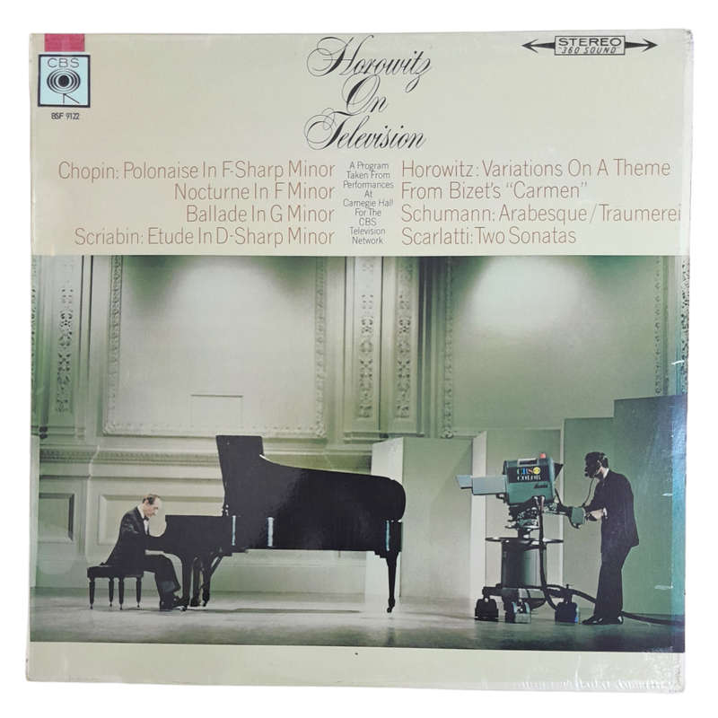 1968 Vladimir Horowitz - Horowitz On Television - Vinyl, 7`, 33 RPM - Classical - Very Good Plus - W