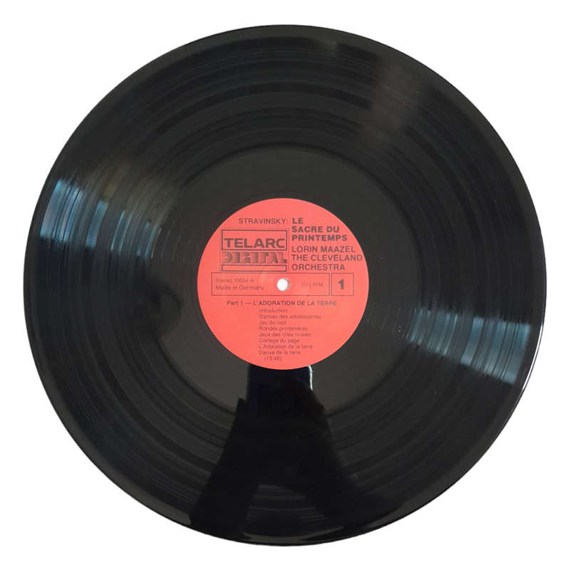 1980 Stravinsky / Lorin Maazel / The Cleveland Orchestra  The Rite Of Spring - Vinyl, 7`, 33 RPM -