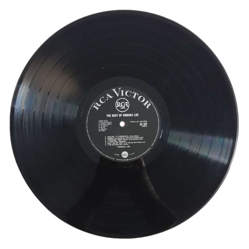 1966 Virginia Lee  The Best Of Virginia Lee - Vinyl, 7`, 33 RPM - Pop - Very Good - With Cover