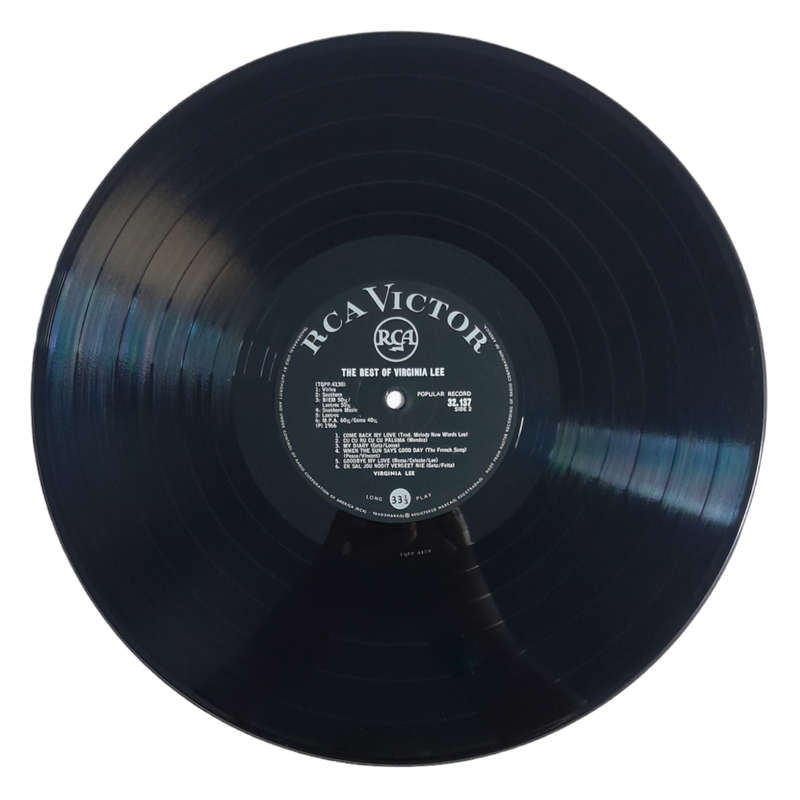 1966 Virginia Lee  The Best Of Virginia Lee - Vinyl, 7`, 33 RPM - Pop - Very Good - With Cover