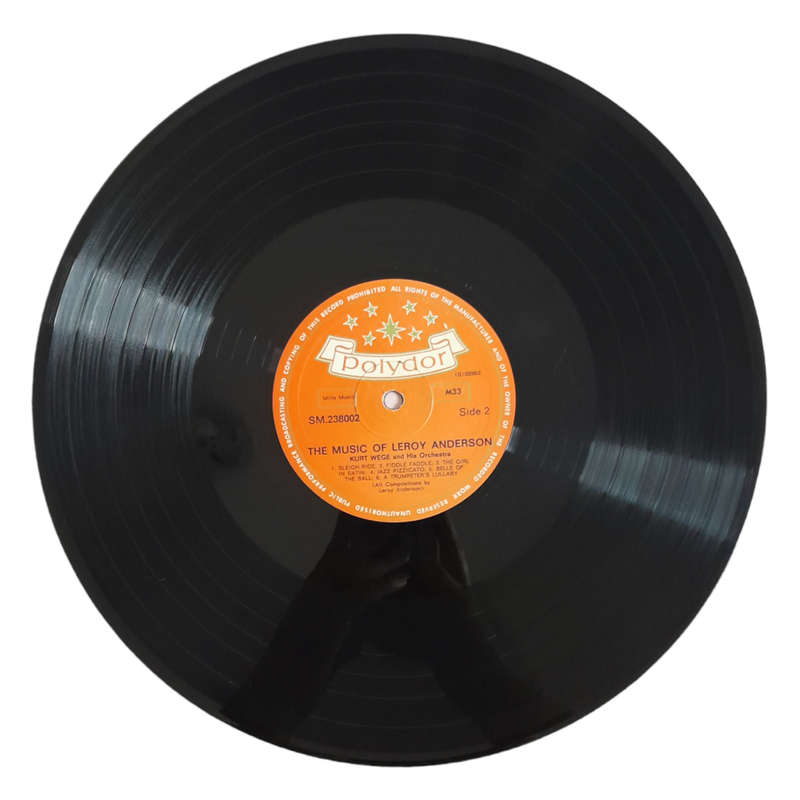 1963 Kurt Wege And His Orchestra  The Music Of Leroy Anderson - Vinyl, 7`, 33 RPM - Jazz - Very Goo