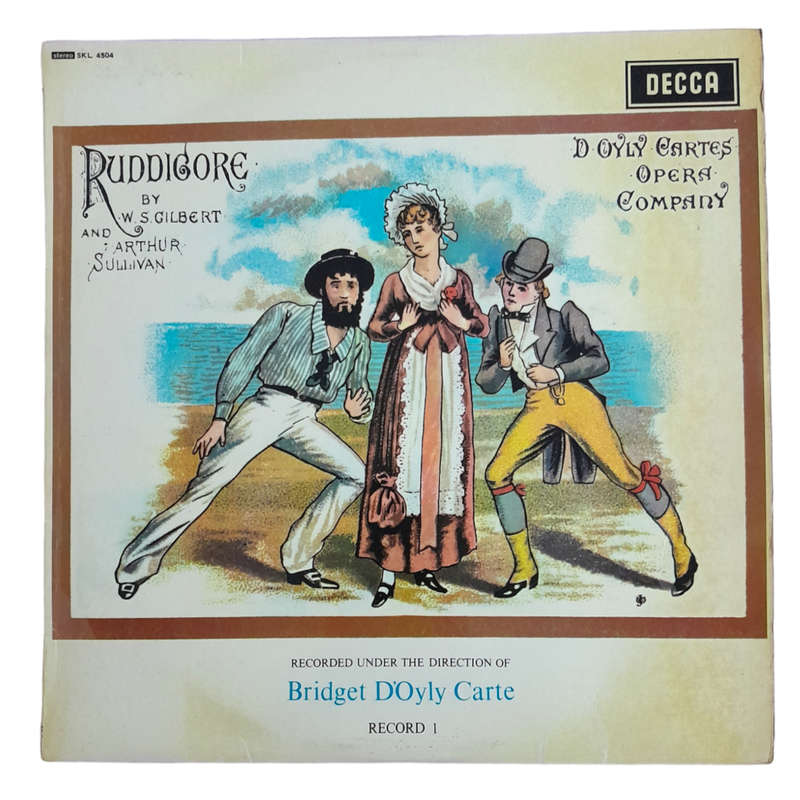 1962 D`Oyly Cartes Opera Company - Ruddicore by W. S. Gilbert and Arthur Sullivan - Vinyl, 7`, 33 RP