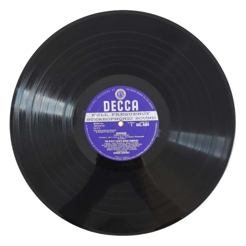 1962 D`Oyly Cartes Opera Company - Ruddicore by W. S. Gilbert and Arthur Sullivan - Vinyl, 7`, 33 RP