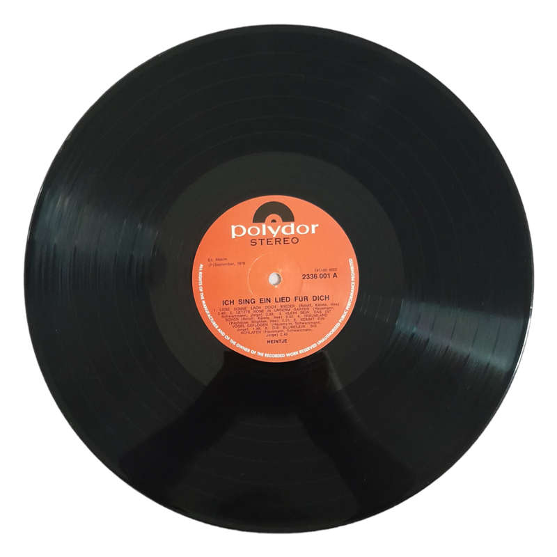 1970 Heintje  Ich Sing` Ein Lied Für Dich - Vinyl, 7`, 33 RPM - Pop - Very Good - With Cover