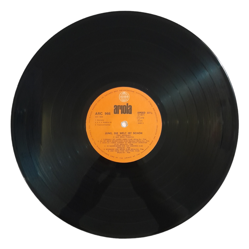 1974 Tony Marshall - Junge, Die Welt Ist Schon - Vinyl, 7`, 33 RPM - Pop - Very Good - With Cover