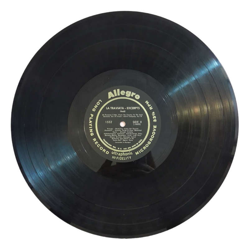 1954 Giuseppe Verdi, Frances Schimenti  Verdi Highlights - La Traviata - Vinyl, 7`, 33 RPM - Classi