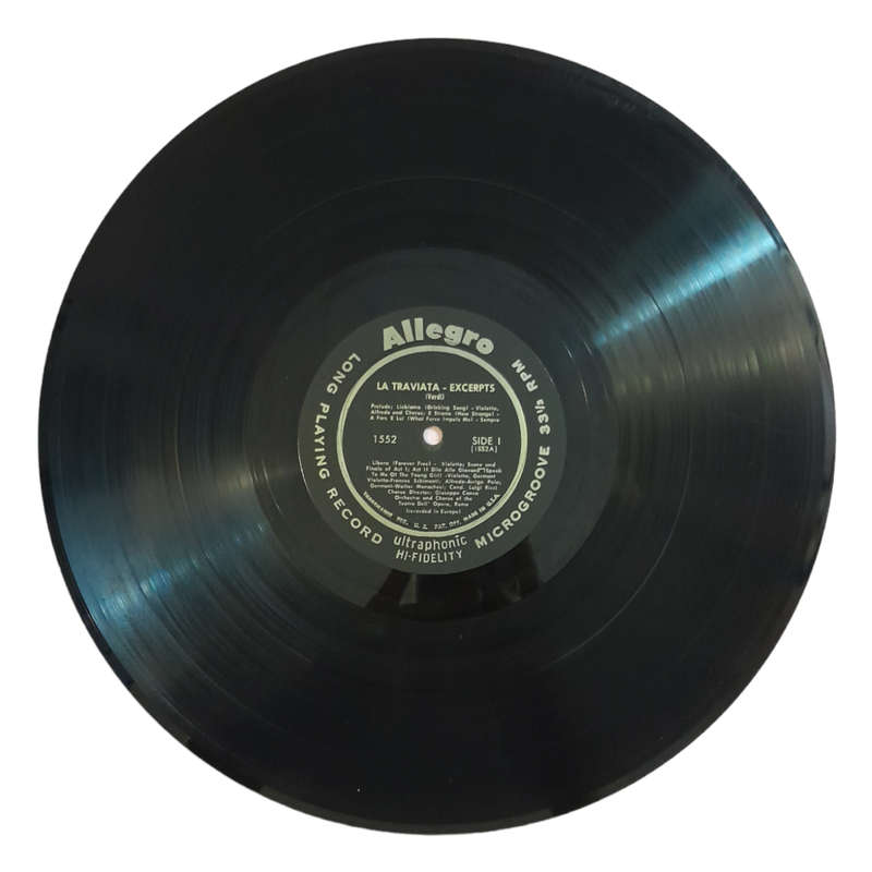 1954 Giuseppe Verdi, Frances Schimenti  Verdi Highlights - La Traviata - Vinyl, 7`, 33 RPM - Classi