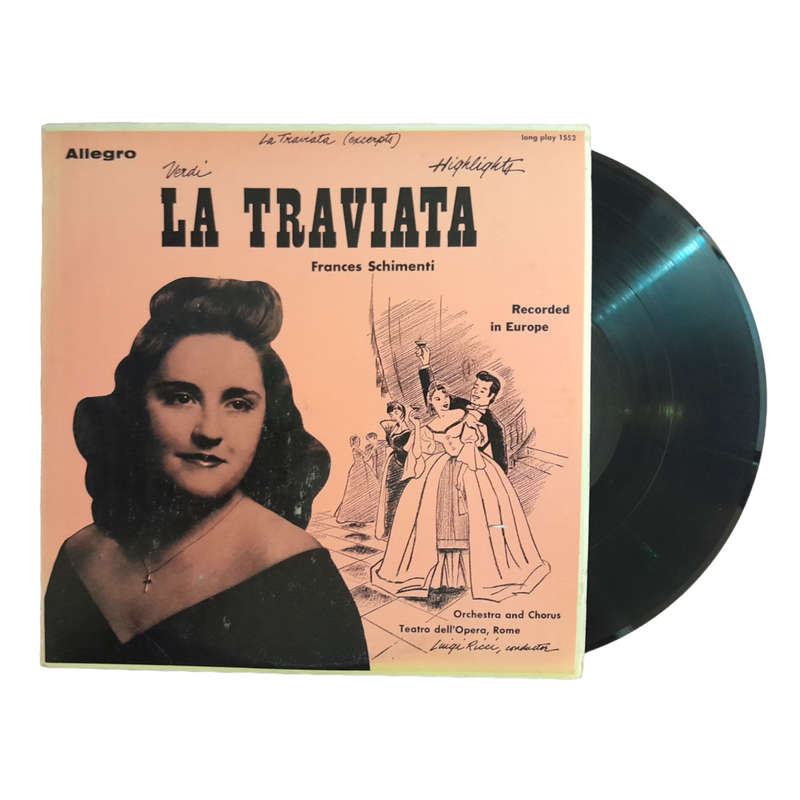 1954 Giuseppe Verdi, Frances Schimenti  Verdi Highlights - La Traviata - Vinyl, 7`, 33 RPM - Classi