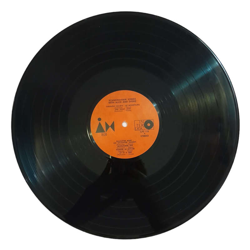 1964 Alice & Svend  Scandinavian Songs With Alice And Svend - Vinyl, 7`, 33 RPM - Folk - Very Good