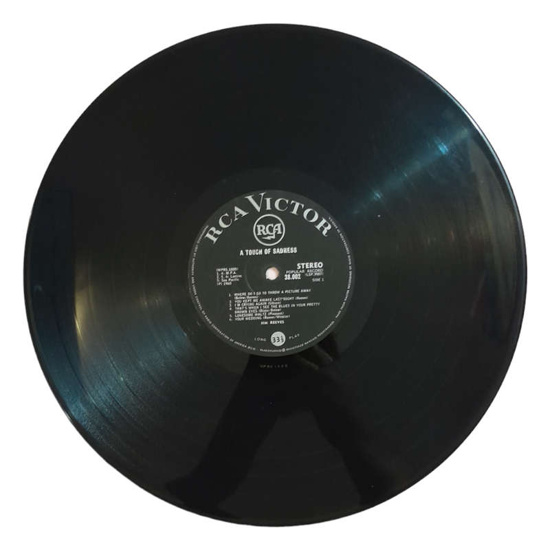 1968 Jim Reeves - A Touch Of Sadness - Vinyl, 7`, 33 RPM - Folk, World & Country - Good - With Cover