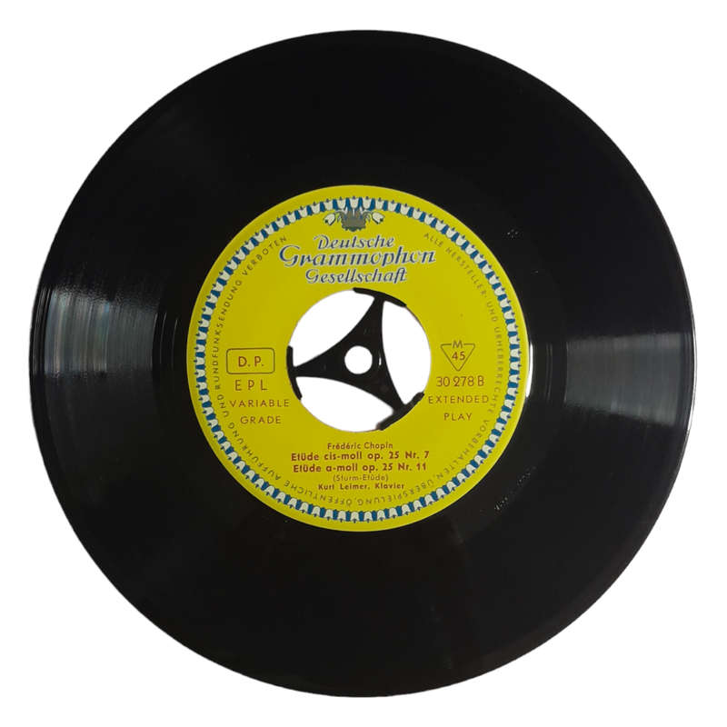 1958 Frédéric Chopin, Kurt Leimer  Etüden Op. 10 / Etüden Op. 25 - Vinyl, 7`, 45 RPM - Classical -