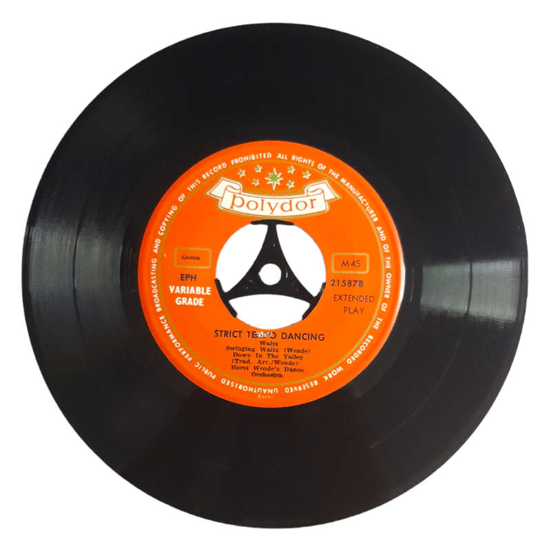 1965 Horst Wende`s Dance Orchestra  Strict Tempo Dancing - Waltz - Vinyl, 7`, 45 RPM - Classical -