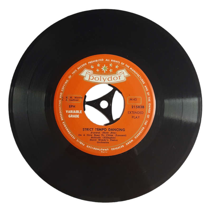 1961 Horst Wende`s Dance Orchestra  Strict Tempo Dancing - Foxtrot (Slow Jive) - Vinyl, 7`, 45 RPM