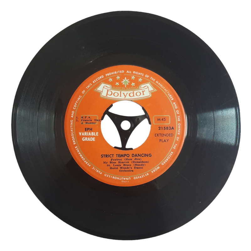 1961 Horst Wende`s Dance Orchestra  Strict Tempo Dancing - Foxtrot (Slow Jive) - Vinyl, 7`, 45 RPM