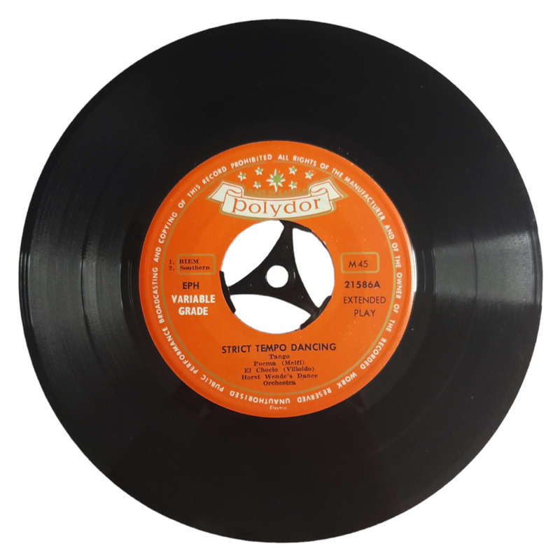 1962 Horst Wende`s Dance Orchestra  Strict Tempo Dancing - Tango - Vinyl, 7`, 45 RPM - Latin - Very