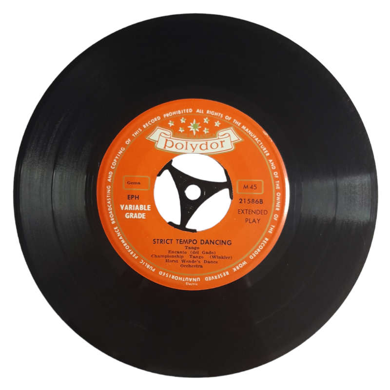 1962 Horst Wende`s Dance Orchestra  Strict Tempo Dancing - Tango - Vinyl, 7`, 45 RPM - Latin - Very
