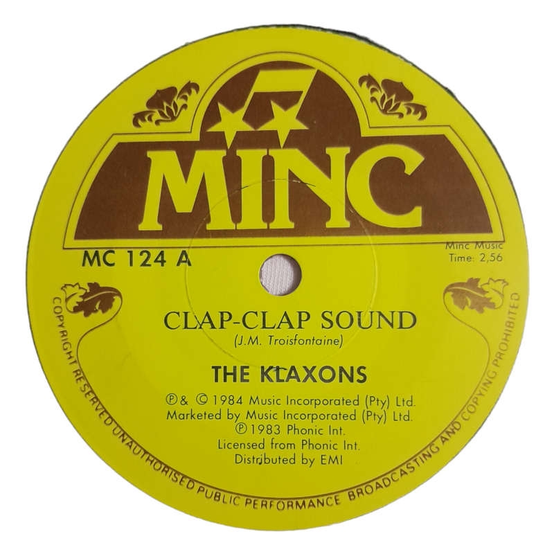 1984 The Klaxons  Clap-Clap Sound - Vinyl, 7`, 45 RPM - Pop - Very Good - With Sleeve