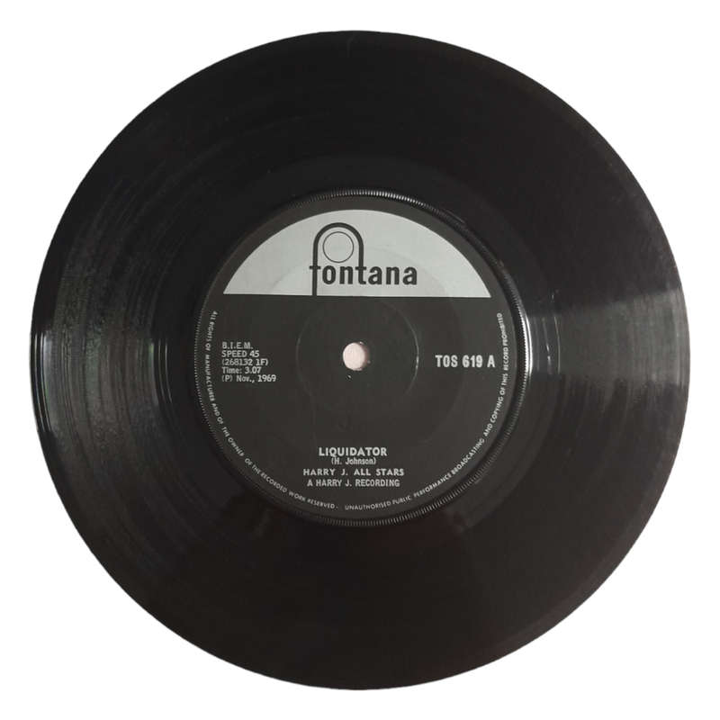 1969 Harry J. All Stars  Liquidator - Vinyl, 7`, 45 RPM - Reggae - Good - With Sleeve