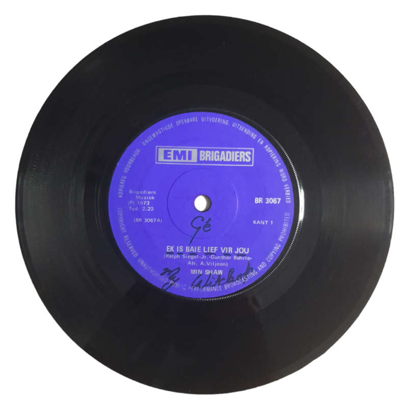 1973 Min Shaw  Ek Is Baie Lief Vir Jou / Elke Dag Elke Jaar - Vinyl, 7`, 45 RPM - Pop - Good - With