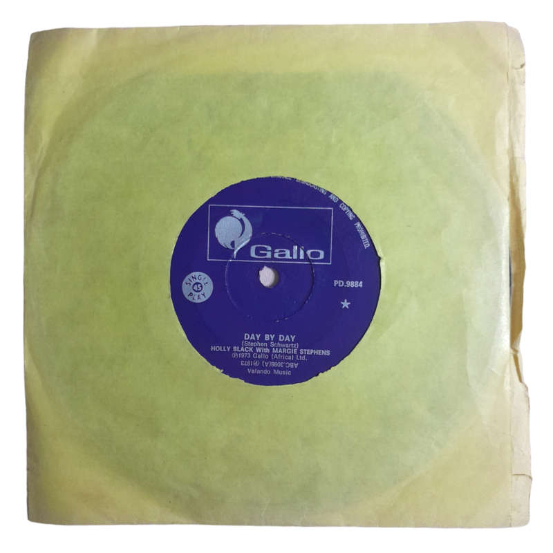 1973 Holly Black  Day By Day / By My Side - Vinyl, 7`, 45 RPM - Rock - Good - With Sleeve