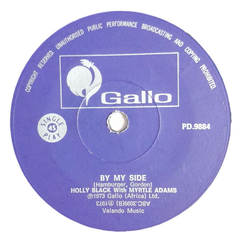 1973 Holly Black  Day By Day / By My Side - Vinyl, 7`, 45 RPM - Rock - Good - With Sleeve