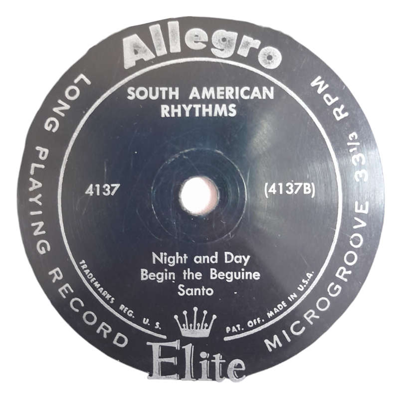 1956 Unknown Artist  South American Rhythms - Vinyl, 10`, 33 RPM - Latin - Very Good - With Cover