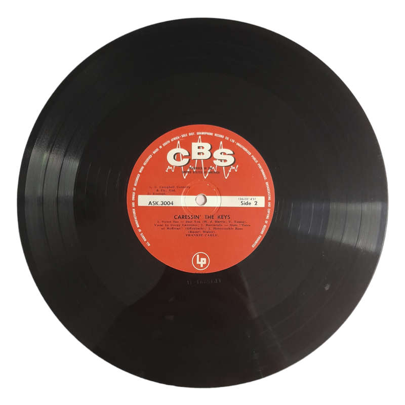 1955 Frankie Carle  Caressin` The Keys - Vinyl, 10`, 33 RPM - Jazz - Very Good - With Damaged Cover