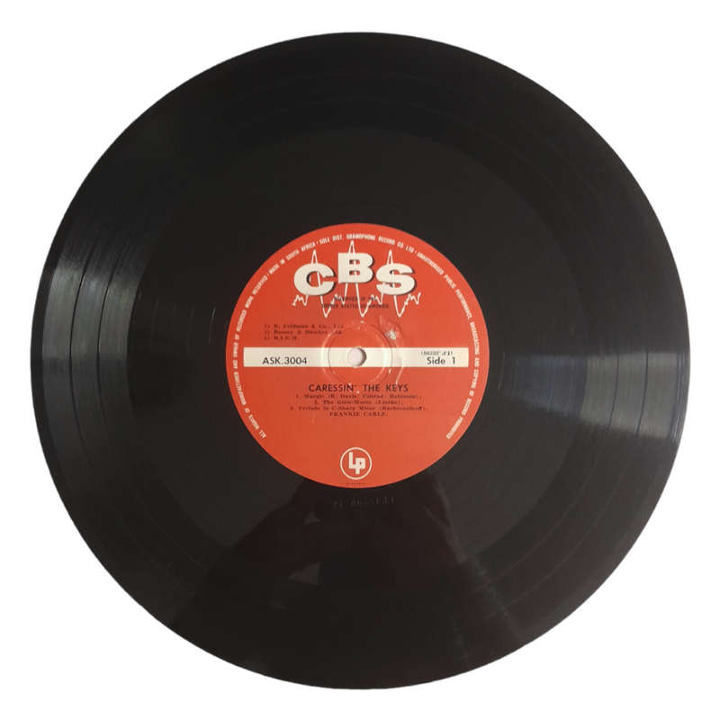 1955 Frankie Carle  Caressin` The Keys - Vinyl, 10`, 33 RPM - Jazz - Very Good - With Damaged Cover