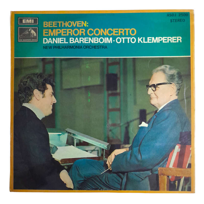 1969 Beethoven : Daniel Barenboim, Otto Klemperer conducting New Philharmonia Orchestra  `Emperor`