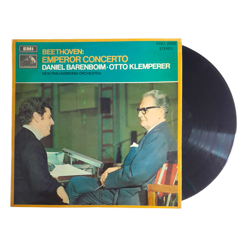 1969 Beethoven : Daniel Barenboim, Otto Klemperer conducting New Philharmonia Orchestra  `Emperor`