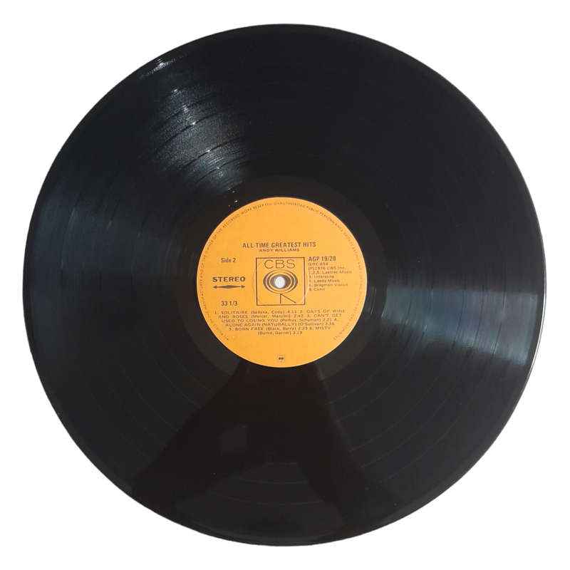 1976 Andy Williams  All-Time Greatest Hits - Vinyl, 12`, 33 RPM - Pop - Very Good Plus - With Cover