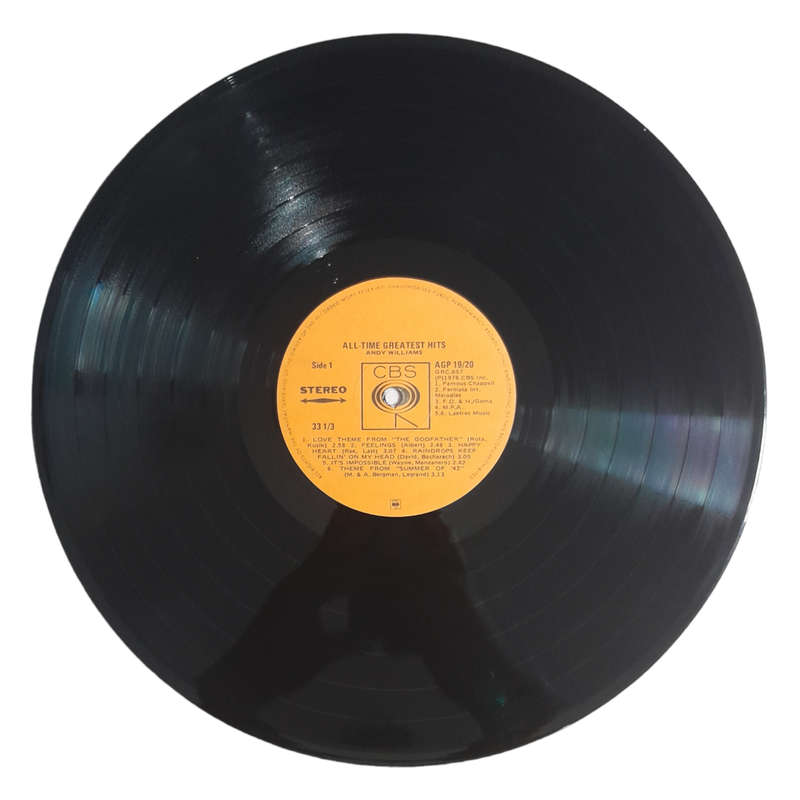 1976 Andy Williams  All-Time Greatest Hits - Vinyl, 12`, 33 RPM - Pop - Very Good Plus - With Cover