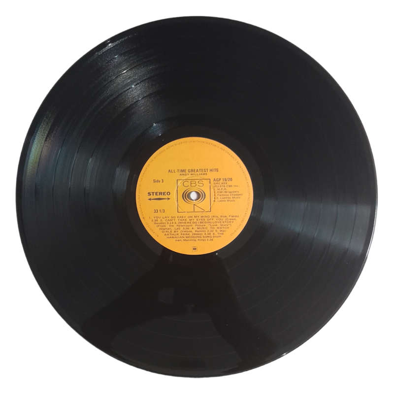 1976 Andy Williams  All-Time Greatest Hits - Vinyl, 12`, 33 RPM - Pop - Very Good Plus - With Cover