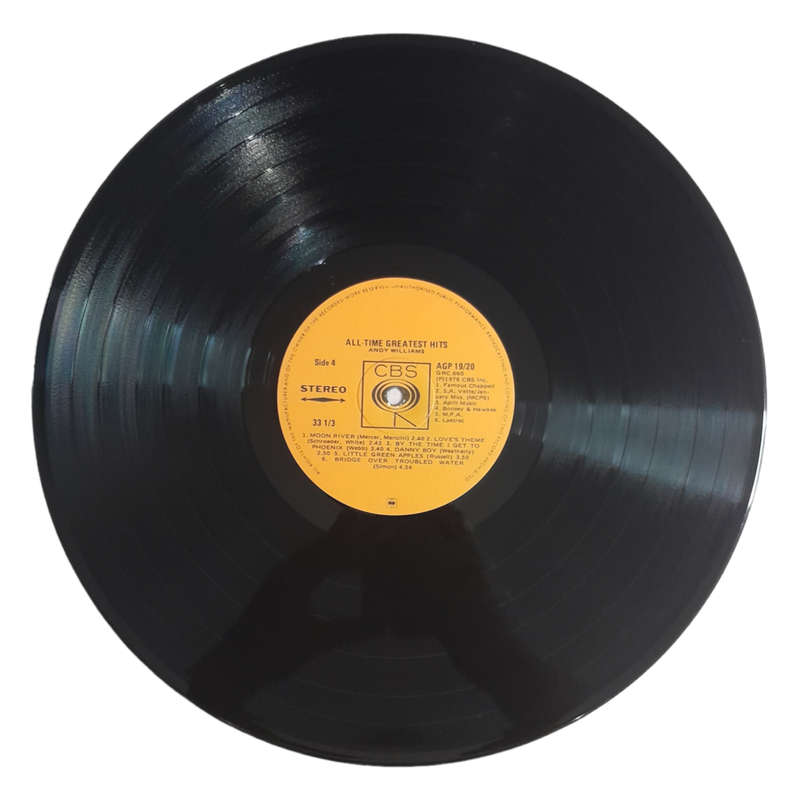 1976 Andy Williams  All-Time Greatest Hits - Vinyl, 12`, 33 RPM - Pop - Very Good Plus - With Cover