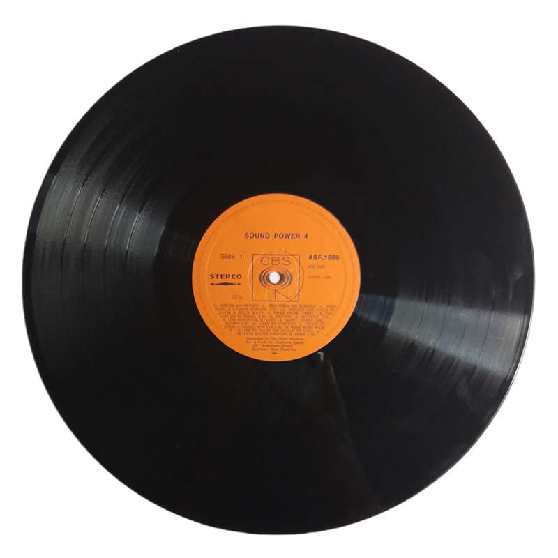 1972 Unknown Artist  Sound Power 4 - Vinyl, 12`, 33 RPM - Pop - Very Good Plus - With Damaged Cover