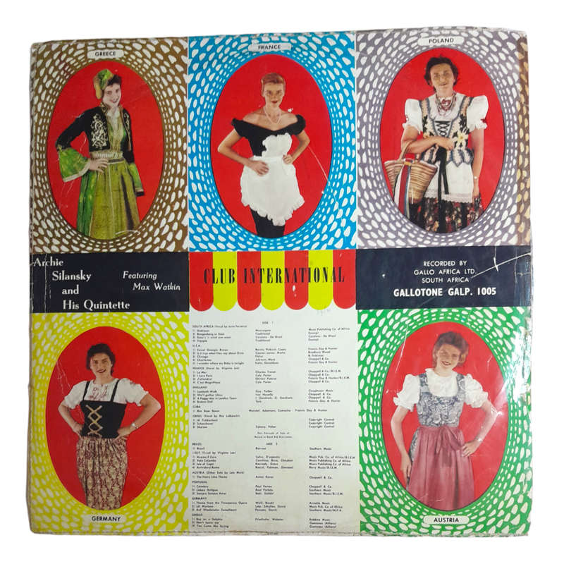 1957 Archie Silansky And His Quintet Featuring Max Watkin  Club International - Vinyl, 12`, 33 RPM