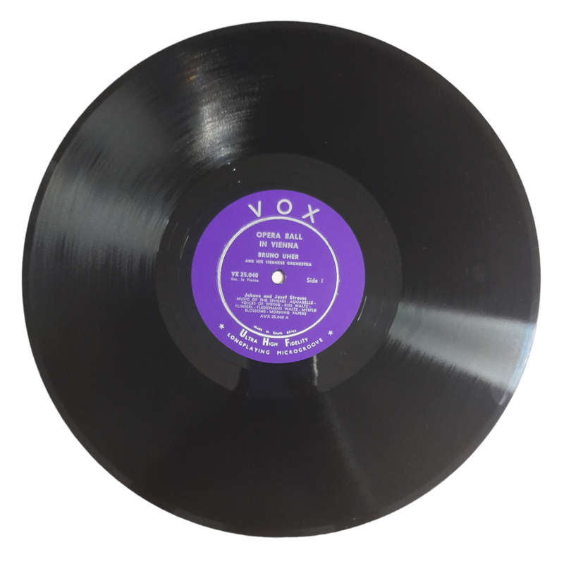 1956 Bruno Uher And His Viennese Dance Orchestra - Opera Ball In Vienna - Vinyl, 12`, 33 RPM - Class