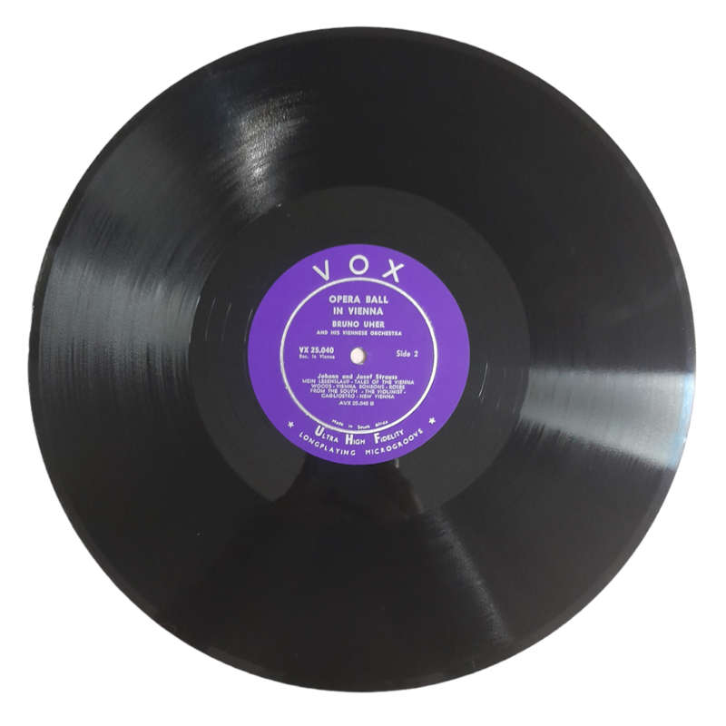 1956 Bruno Uher And His Viennese Dance Orchestra - Opera Ball In Vienna - Vinyl, 12`, 33 RPM - Class
