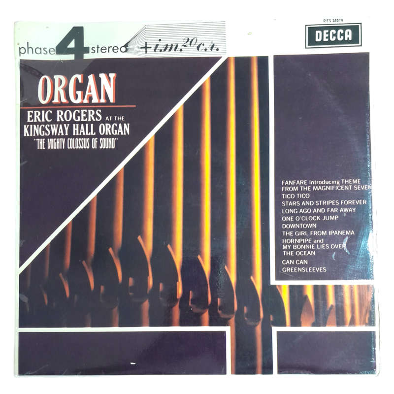 1965 Eric Rogers  At The Kingsway Hall Organ `The Mighty Colossus Of Sound` - Vinyl, 12`, 33 RPM -