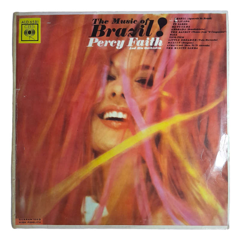 1962 Percy Faith & His Orchestra  The Music Of Brazil! - Vinyl, 12`, 33 RPM - Latin - Very Good Plu